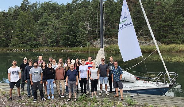 group photo of the participants of the 5th Baltic Earth summerschool in Askö 2019